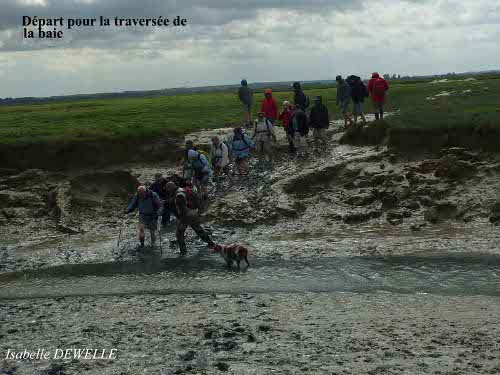le groupe de marcheurs envass
